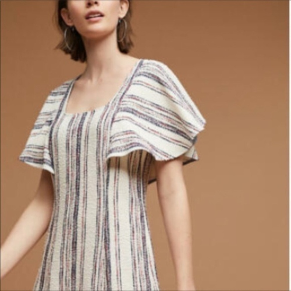 Anthropologie Akemi + Kin Ruffled Sleeve Dress